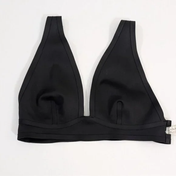 Intimately Free People Bralette Top Black Triangle Adjustable Womens Size Small - Picture 7 of 8